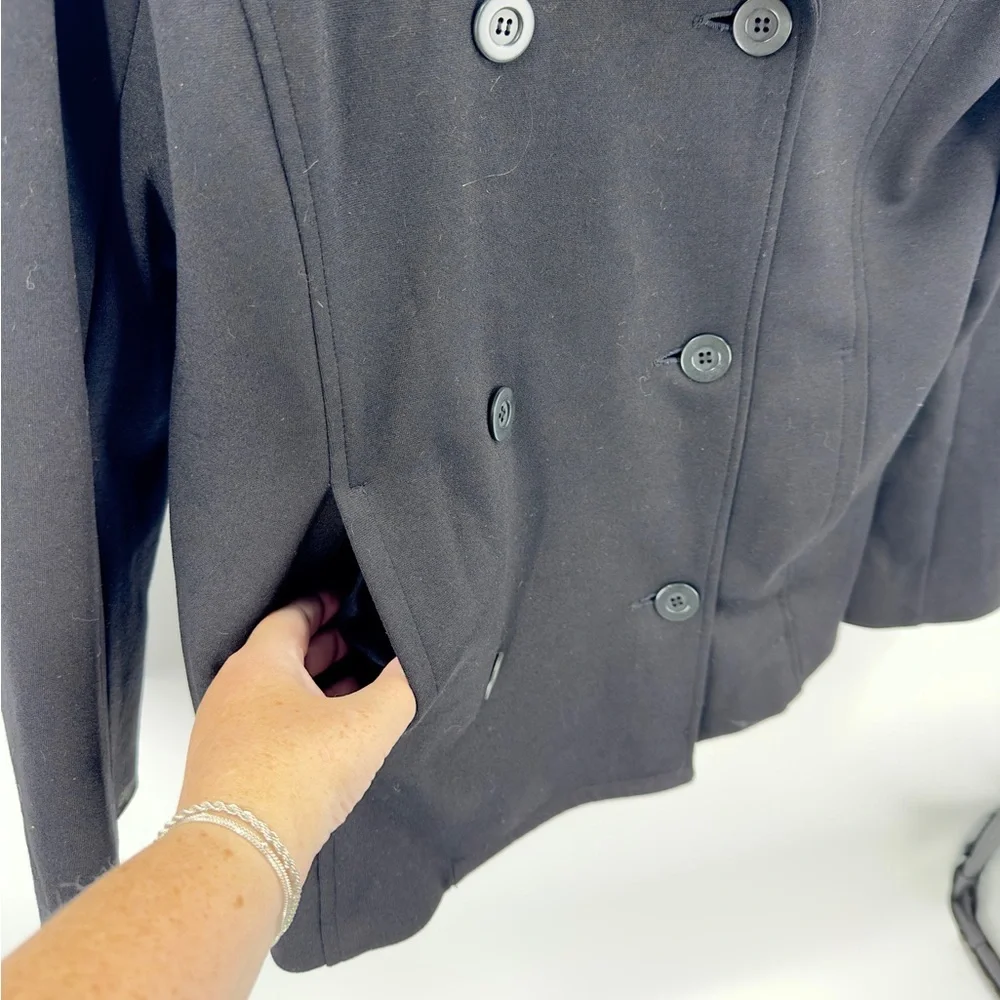 J Crew Double Breasted Peacoat Womens 6 Preppy Jacket Classic Old Money Office